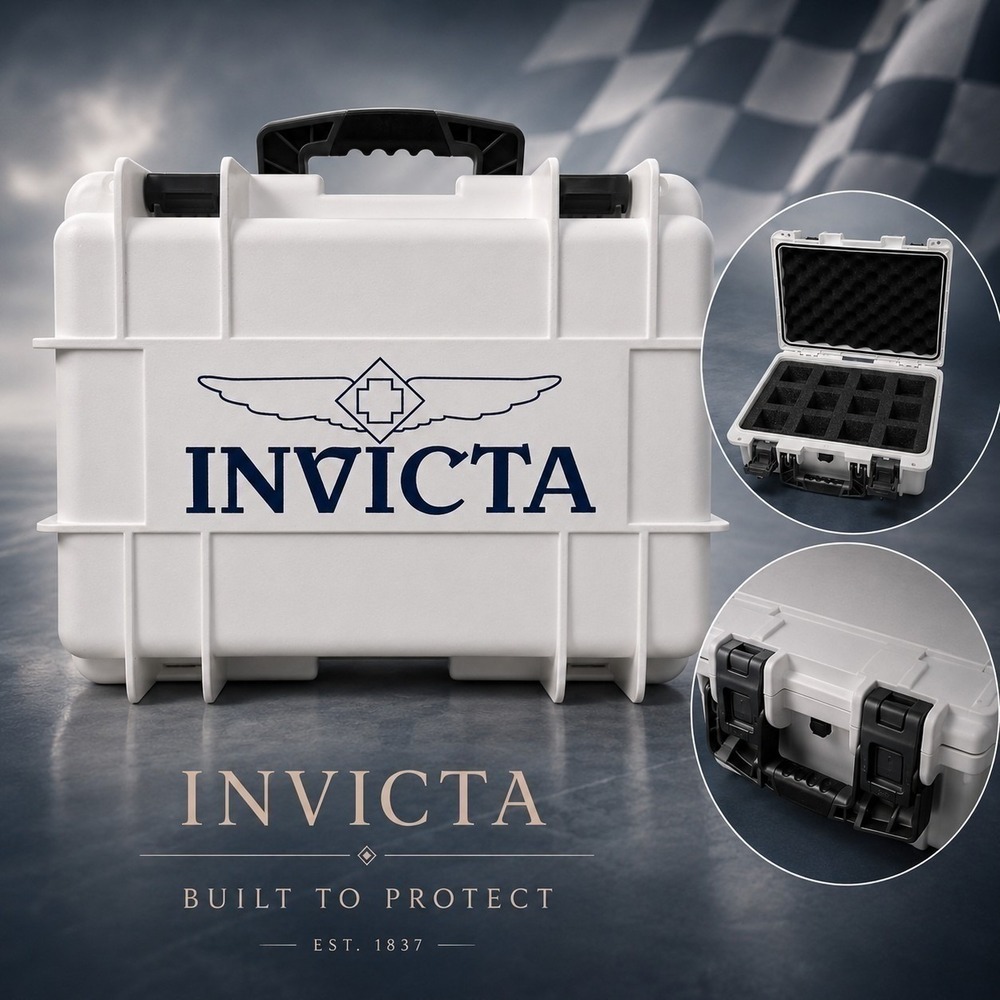 NEW Invicta‎ Limited Edition 8-Slot Dive Impact Watch Case White/Gray